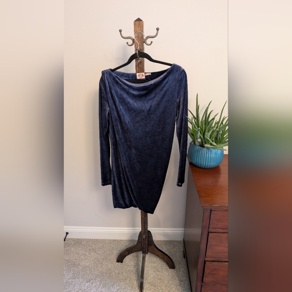 Blue Velvet Dress by Juicy Couture